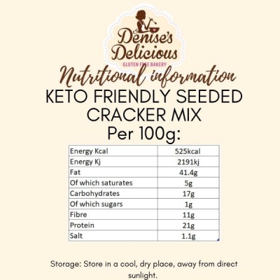 Keto Friendly Seeded Cracker Mix